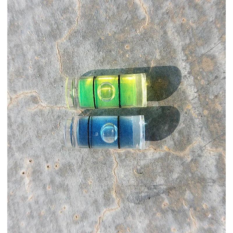 20 шт. Цилиндрические пластиковые пузырьковые спиртовые уровни, колбы, брутто 7*16 мм