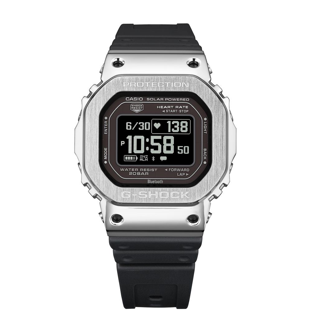 Casio Мужские часы G-SHOCK GM-H5600-1, стальной корпус, водонепроницаемость 200 м, цифровые, ударопрочные, кварцевые