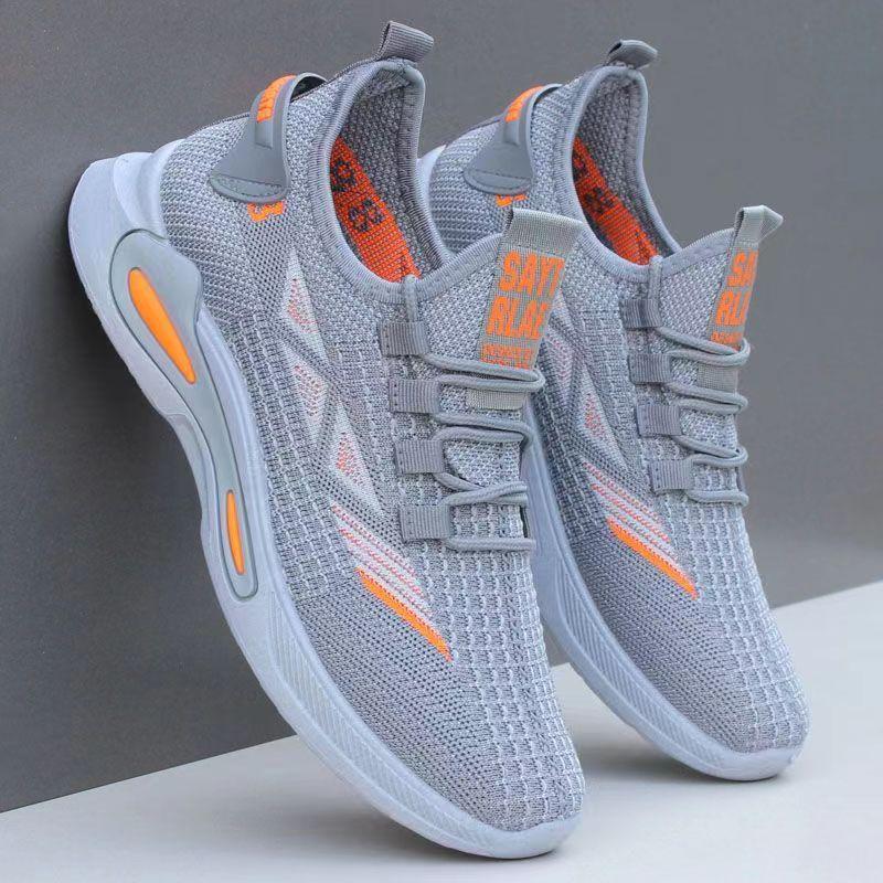 Lazy shoes men's shoes are light and breathable in summer, thin mesh shoes are breathable and soft-soled sports and leisure shoes.