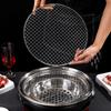 Round Grill Racks Iron Roast Grate New BBQ Roasting Rack