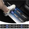 4PCS Carbon Fiber Auto Door Threshold Waterproof 3D Stickers  For Focus Mondeo MK1 MK2 MK4 MK3 Fiesta ST Line Kugo Transit Escape Fusion Explorer