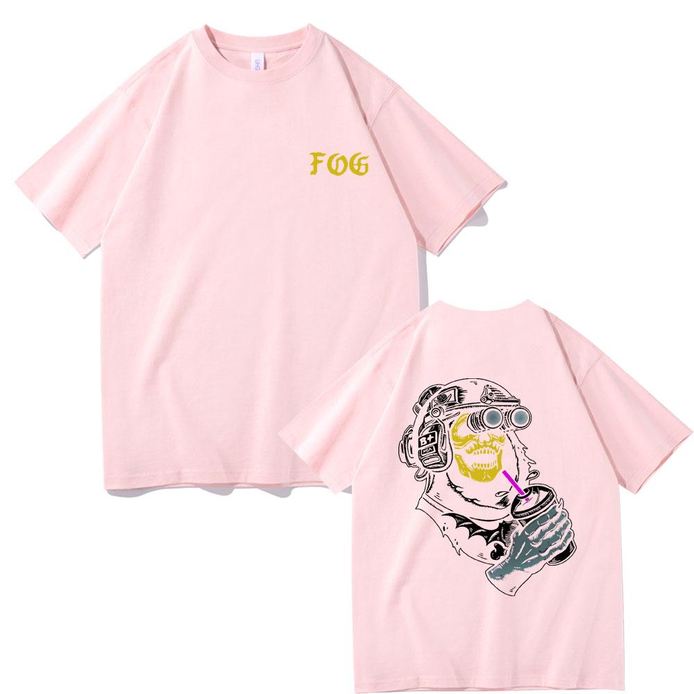 Футболка Forward Observations Group с готическим принтом скелета, мужская модная черная футболка с коротким рукавом в винтажном стиле