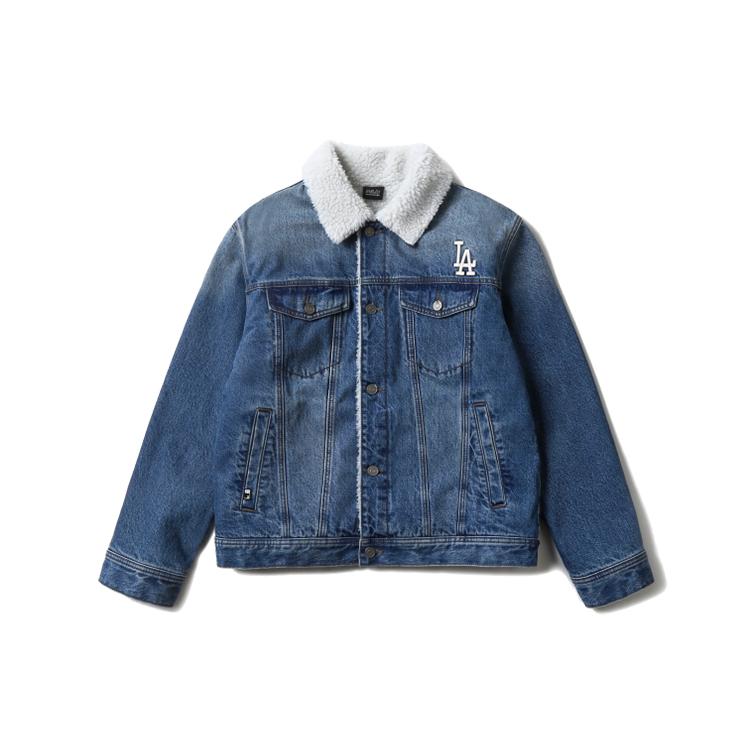 New MLB Los Angeles Dodgers Denim Jackets Unisex Blue 31JPN1041-07U