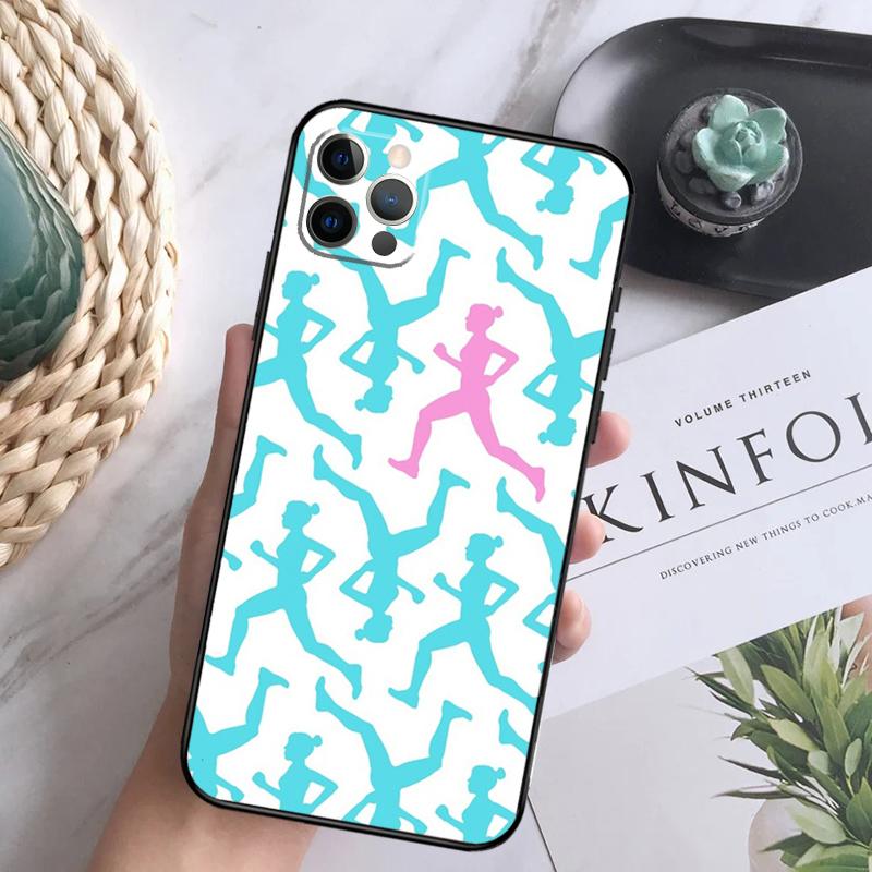 Фитнес Девушка Спортзал Мягкий Чехол Для iPhone 16 Pro Max 13 12 Mini XS Max X XR 11 15 Pro Max 14 Plus Задняя Крышка