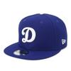 [New Era] Flat Visor Cap MLB Hat LA Dark Royal ML 950 LOSDOD D DROY WHI 25J