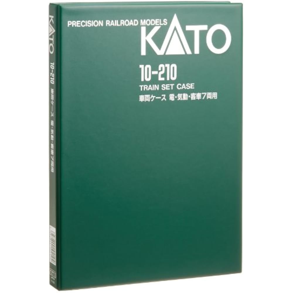 KATO Корпус для моделей поездов N-масштаба A на 7 электровозов/тепловозов/пассажирских вагонов 10-210 Товары для моделирования железных дорог