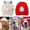 Dog Noise Protection Earmuffs Warm Knitted Winter Hat With Ear Covers Anxiety Relief For Medium Large Breed Canine