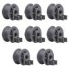 Efficient Dishwasher Wheel Replacements Dishwasher Rollers Home Appliances Part Dishwasher Upper Rollers Plastic Texture