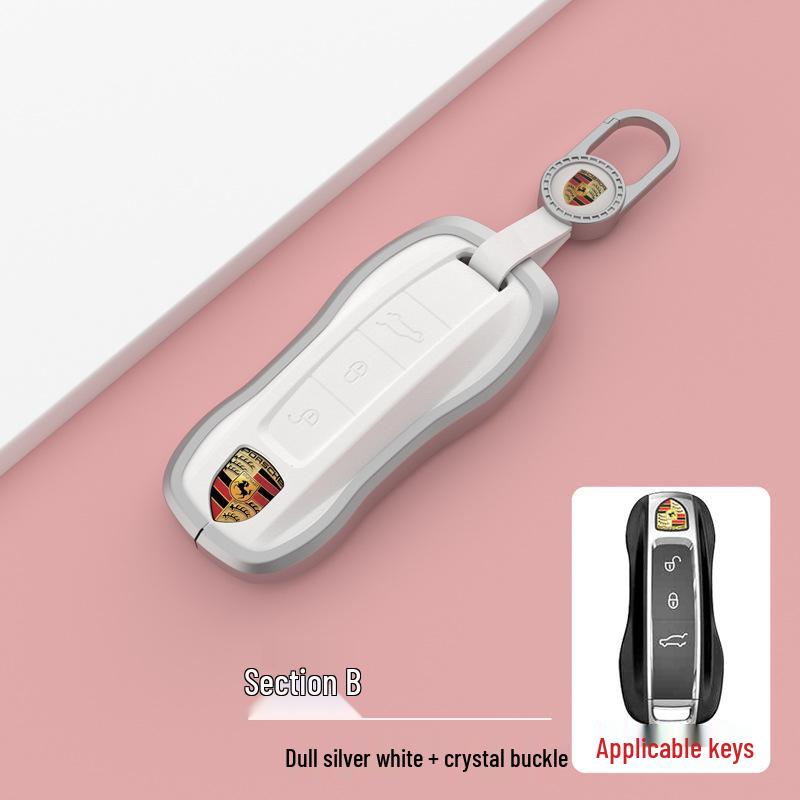 Porsche Key Case for Panamera, Macan, Cayenne, Taycan, 718, 911