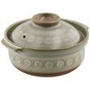 Banko Ware Ginpo Hana Mishima Extra Deep Pot, No. 6, Serves 1-2, Approx. 19cm Diameter X 15cm Height, Heat and Microwave Safe, Made In Japan, Product