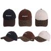 Adjustable Embroidered Baseball Cap Sunshade Y2k Peaked Cap Fashion Leopard Baseball Hat  Girls