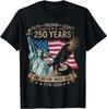 Вера и Свобода 250 лет 250-летие США Патриотическая футболка