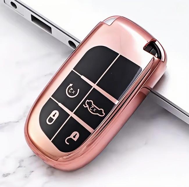 Новый чехол для ключа-пульта из ТПУ для Jeep Grand Cherokee Renegade Dodge Charger Challenger Durango Journey Fiat Freemont Аксессуары