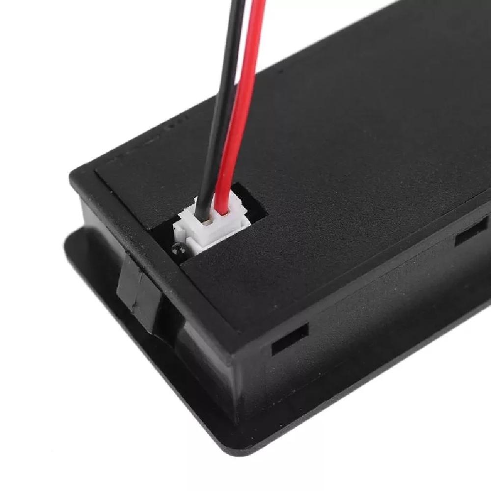 Мини-индикатор емкости аккумулятора 10-100 В постоянного тока, свинцово-кислотный литий LiFePO4, вольтметр для автомобиля, мотоцикла, датчик напряжения 12 В, 24 В, 48 В, 72 В