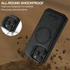 LC.IMEEKE For iPhone 14 Pro Magnetic Case Compatible with MagSafe Leather+TPU Back Cover