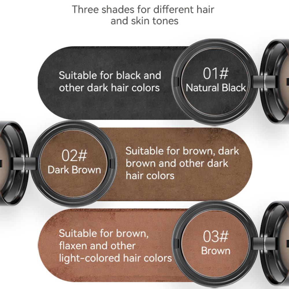 Водостойкая пудра-тень для линии роста волос для естественного заполнения и ретуши