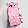 For Google Pixel 6 / Pixel 6 Pro Case Luxury Fashion Butterfly Flowers Black Soft TPU Silicone Back Cover Pixel6 6Pro Phone Case