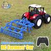 RC Farm Car Tractors Trailer 2.4G Радиоуправляемые машины Farming Simulator Truck Miniature Farmer Animal Model Toys Children Boy