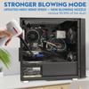 Air Duster, мини-пылесос, сжатый воздух и воздуходувка 3-в-1, очиститель клавиатуры, электрический баллон с воздухом, 35000 об/мин, для электроники компьютерного стола