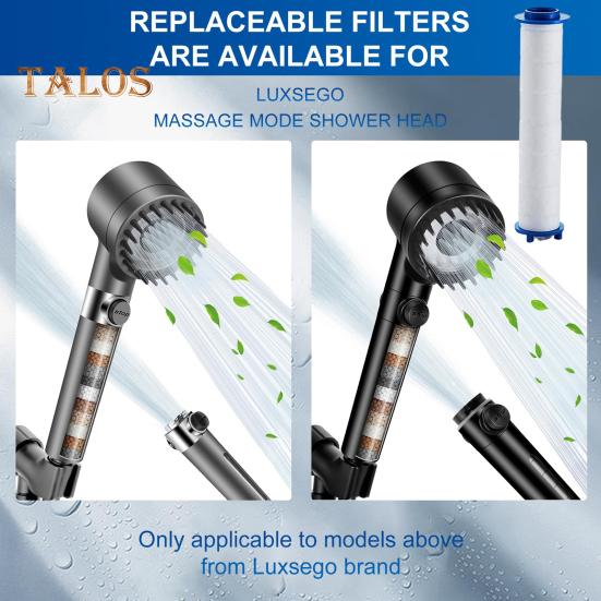 10/20Pcs Water Shower Head Filter Regular Replacement Refreshing Shower Filter Core for Drivse Turbo Sprayer for Iondrops Sprayer