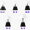 USB Электростатический шар молния сердце Светодиодный ночник