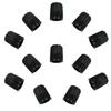 Reiri Bicycle English Air Valve Cap Resin (12 Black)