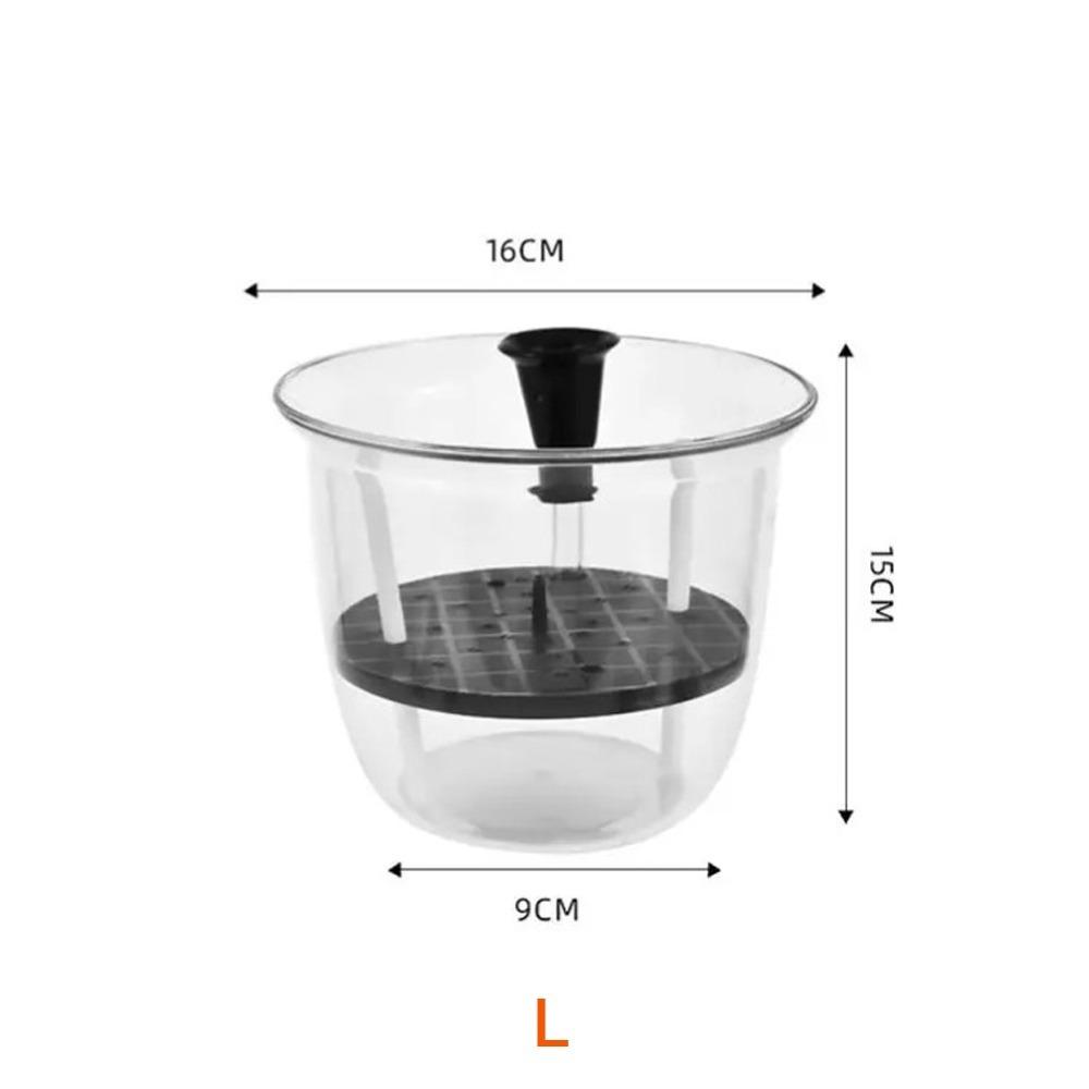 1pcs Transparent Self Watering Plant Pot Self Watering Planter Pot Flowerpot  Indoor Plants