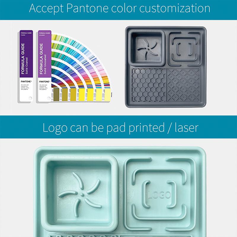 Pet Slow Feeder Tray: Edible-Grade Silicone Mat with Suction Cup for Cats & Dogs