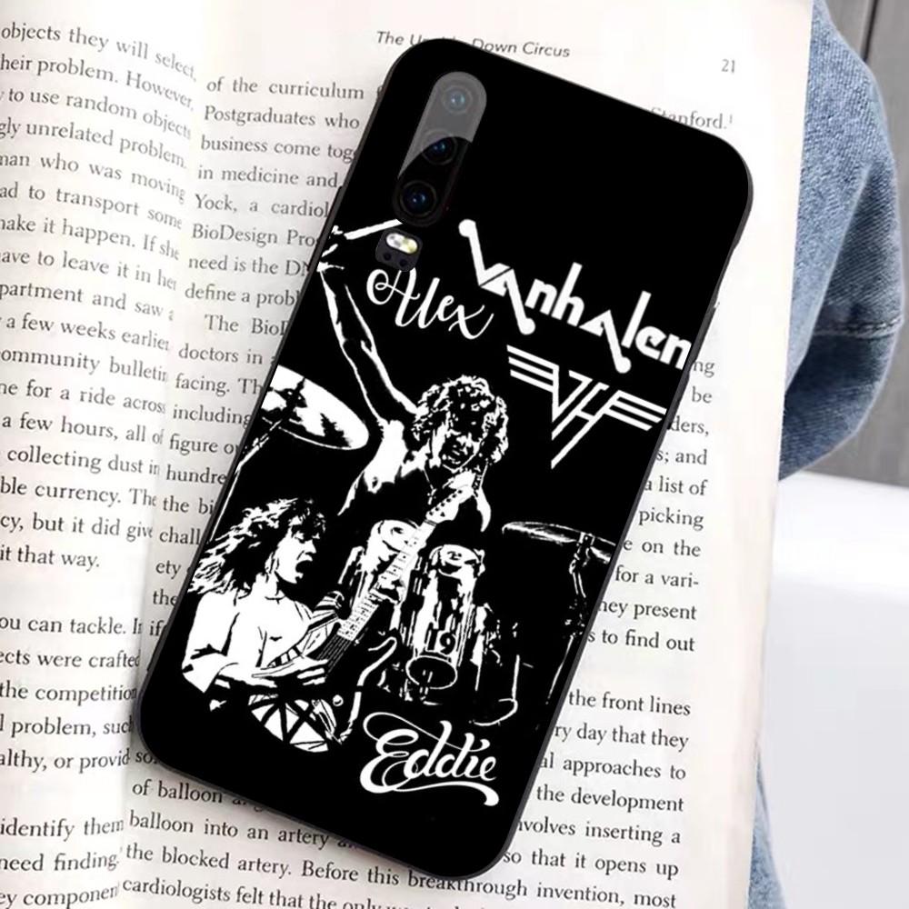 E-Eddie V-Van-Halen Music Guitar Phone Case For Huawei Honor 10 Lite 9 20 7A 9X 30 50 60 70 Pro Plus Soft Silicone Cover