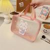 Travel Bear PVC Convenient Transparent Cartoon Makeup Bag Cosmetic Bag Cow Washing Bag Storage Bag