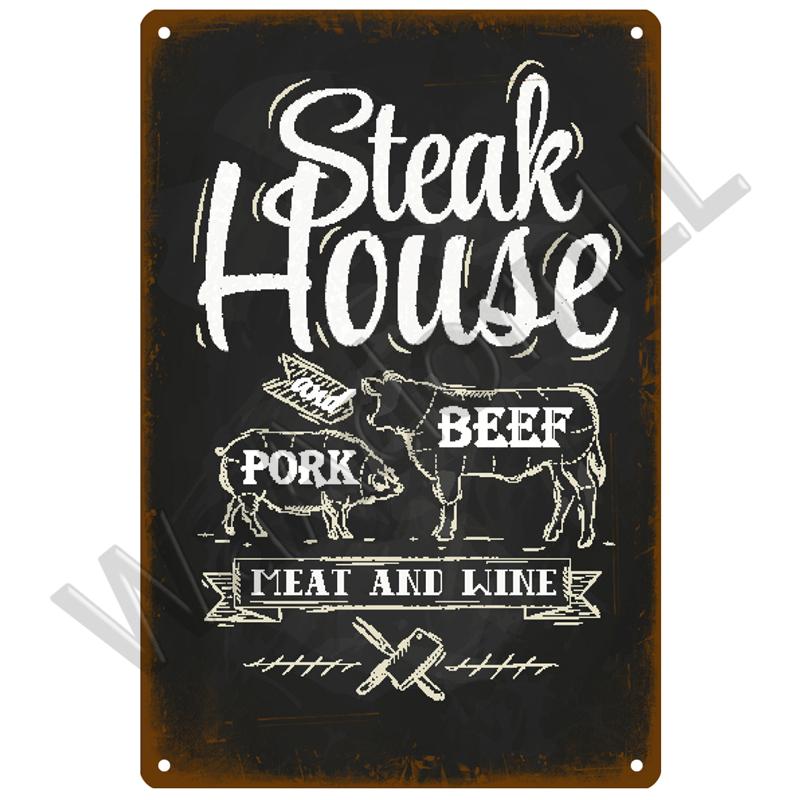 BBQ Zone Metal Sign Vintage Tin Sign Dad`s BBQ Yard Outdoor Party Decoration Plate Retro Barbecue Rules Slogan Decor Accessories