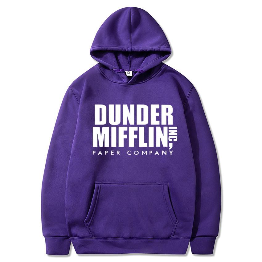 Толстовка с капюшоном Office Dunder Mufflin INC Dwight Schrute, женская толстовка с капюшоном, повседневный свитер с капюшоном
