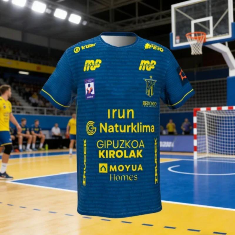 IRUDEK Bidasoa Irun 2026 Asobal Испания Гандбольная футболка 3D-печать Футболка Домашняя Выездная Взрослый ДЕТСКИЙ Унисекс Евро Топ Семейные Детские футболки