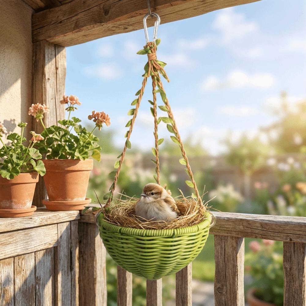 Wear-resistant Bird Breeding Nest Bite Resistant Bird Hammock Bird Sleeping Hut Squirrel Bed