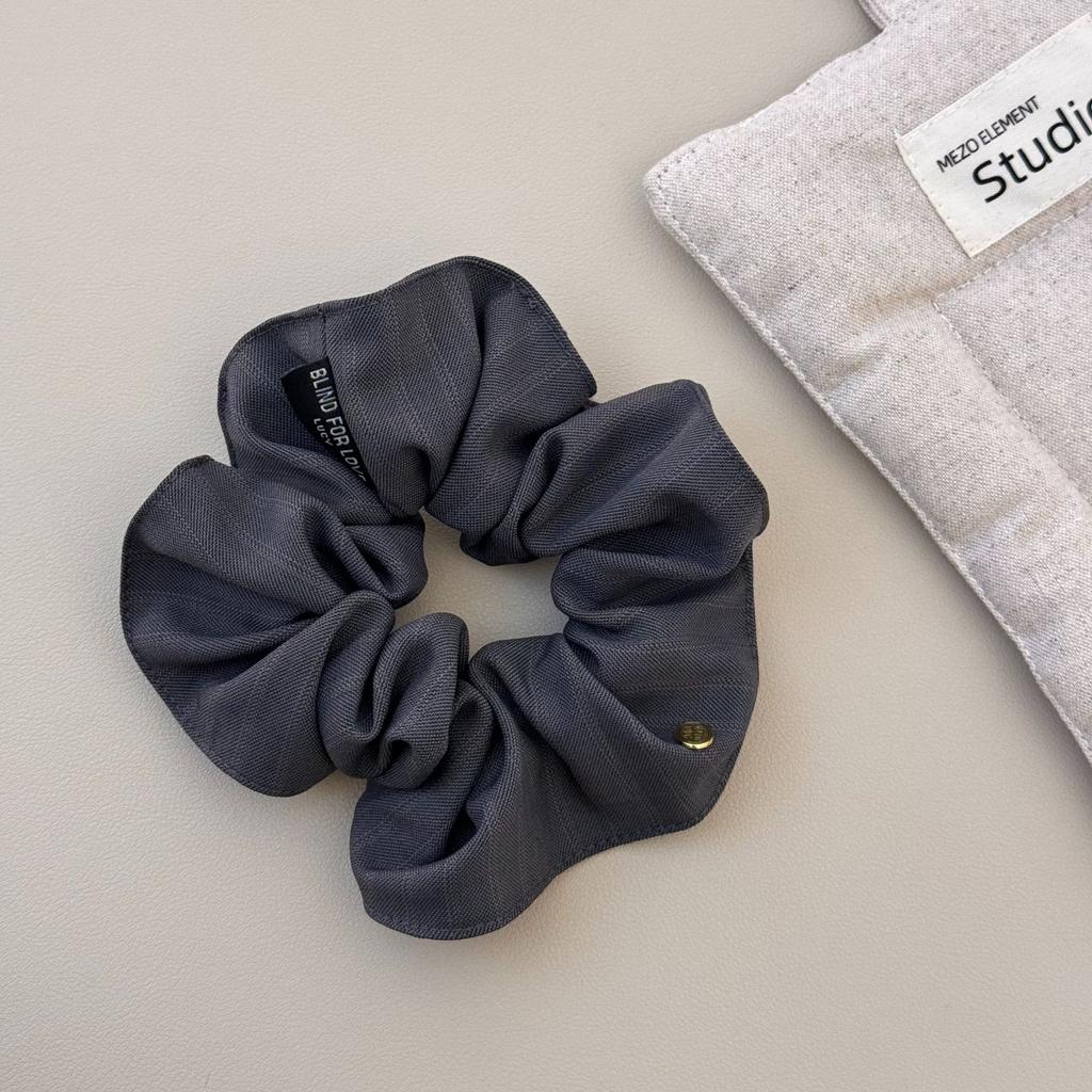 Oval Gold Label Large Intestine Circle, Elegant Hair Tie, Low Ponytail Hair Tie