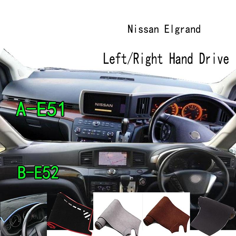 Для Nissan Elgrand E51 E52 Аксессуары для салона Коврики на пол Коврик на панель приборов Коврик на приборную панель Чехол на приборную панель Накладка на панель приборов
