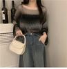 Black Mesh Hollowed Out Sun Protection Knitted Sweater for Women's Summer Short and Thin Cover Up Women's Clothing