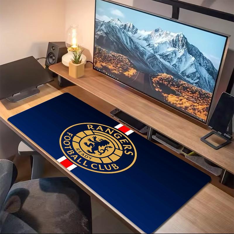 Rangers FC Print Cushion Non-slip Laptop Tablet Big Mousepad XXL Mat Mini PC Playmat With Lock edge