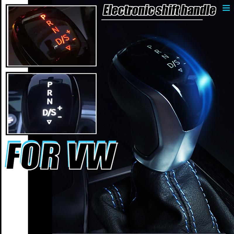 Для VW Golf MK6 MK7 Passat B7 Tiguan MK2 Skoda Octavia Seat DSG Светодиодный рычаг переключения передач интерьер Синхронизация электронного дисплея