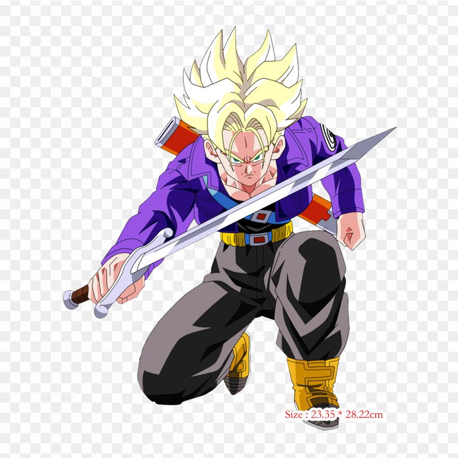 Patches For Clothes Bag Iron On Thermal Stickers Trunks Futur Render Trunks Goku Pattern Washable Heat Transfer