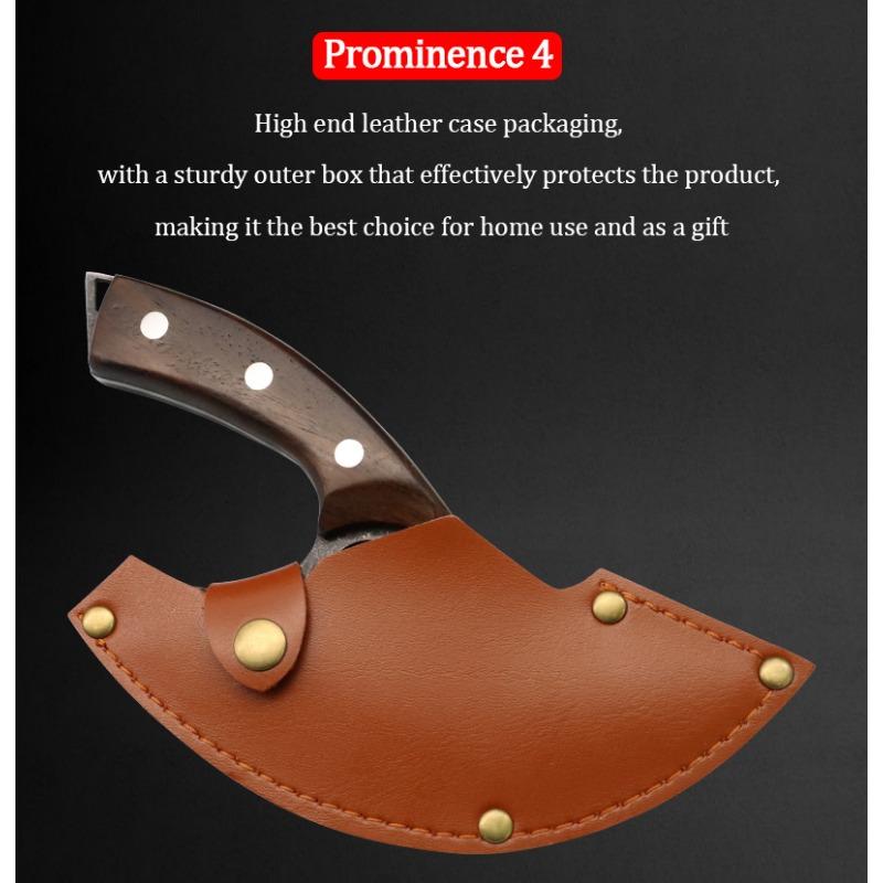 Professional Kitchen Knives Cooking Bread Knife Steak Knife Family Dinner Knife Wooden Kitchen Sharp Stainless Steel Cutting Knife
