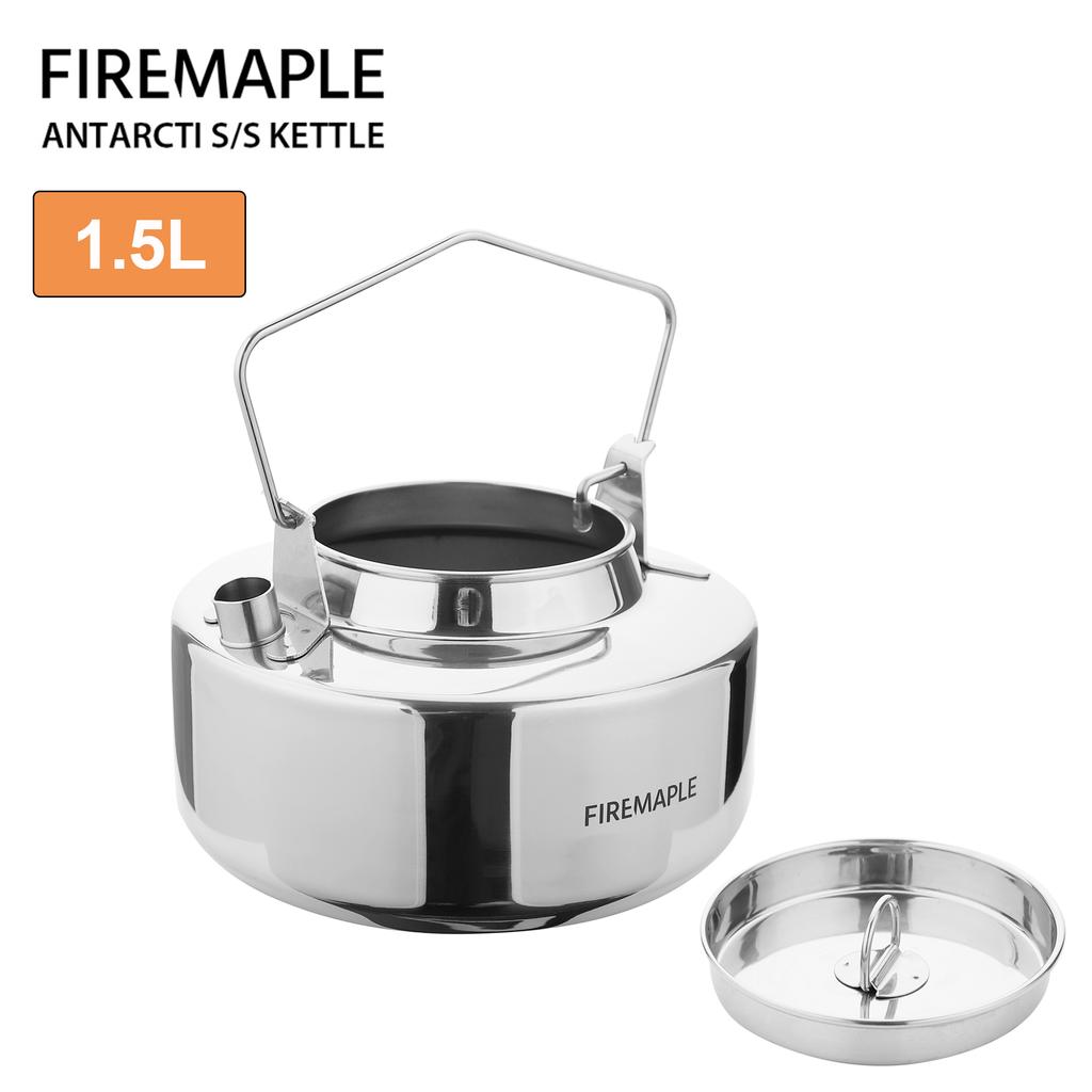 Fire Maple Antarcti Нержавеющая сталь Туристический Кемпинговый Чайник Бушкрафт Наружный Прочный Чайник S304 0.6/1.0/1.2/1.5L 295г