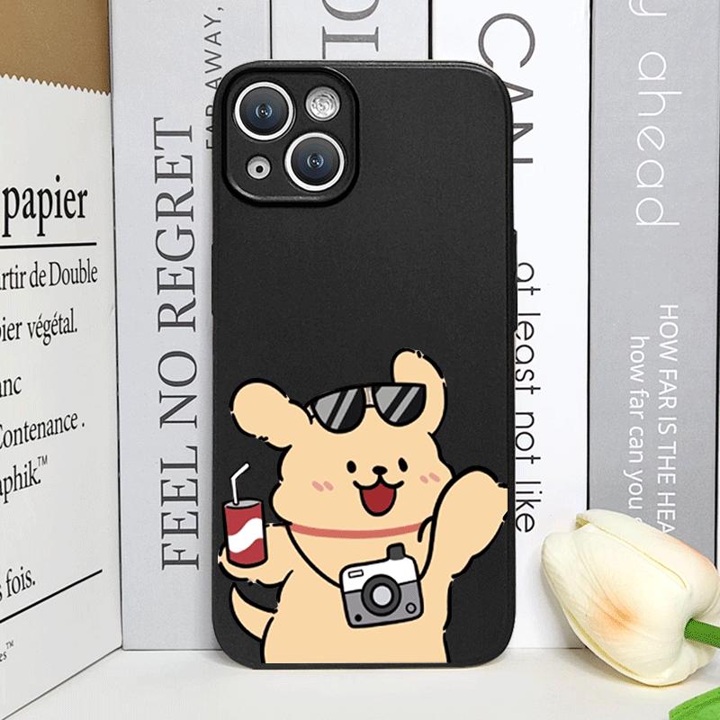 Забавный Мультяшный Щенячий Пара Чехол для Телефона для IPhone 17 16 11 12 13 14 15 Pro Max XR X XS Mini 8 7 Plus Чехлы Модный Любительский Fundas