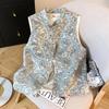 Элегантный жаккардовый жилет в китайском стиле - Новый женский безрукавный костюм Тан на весну/осень