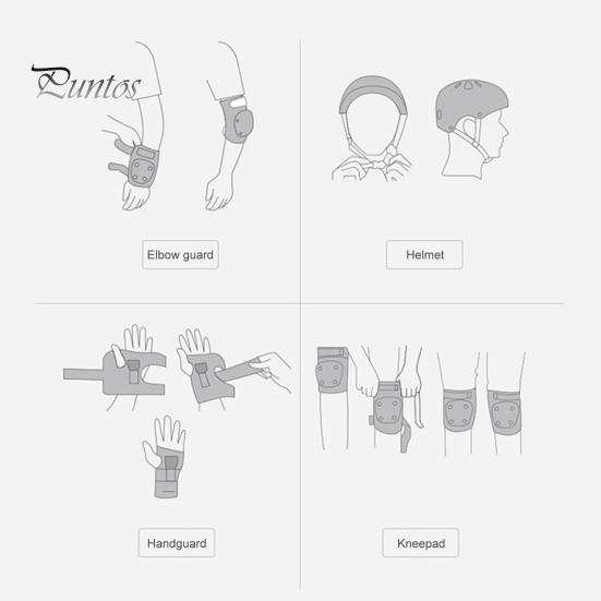 7 шт./компл. детский комплект защитного снаряжения для катания на роликовых коньках, скейтборде, велосипеде, самокате, регулируемый шлем, наколенник, налокотник, защита запястья