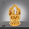 Pure Brass Laxmi Narayan Idol, Lakshmi & Narayan Murti, Lord Vishnu Statue
