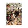 Peak Flower and Girl 1000 Pieces, 51 X 73.5cm Jigsaw Puzzle, Childrens Games, Educational Toys