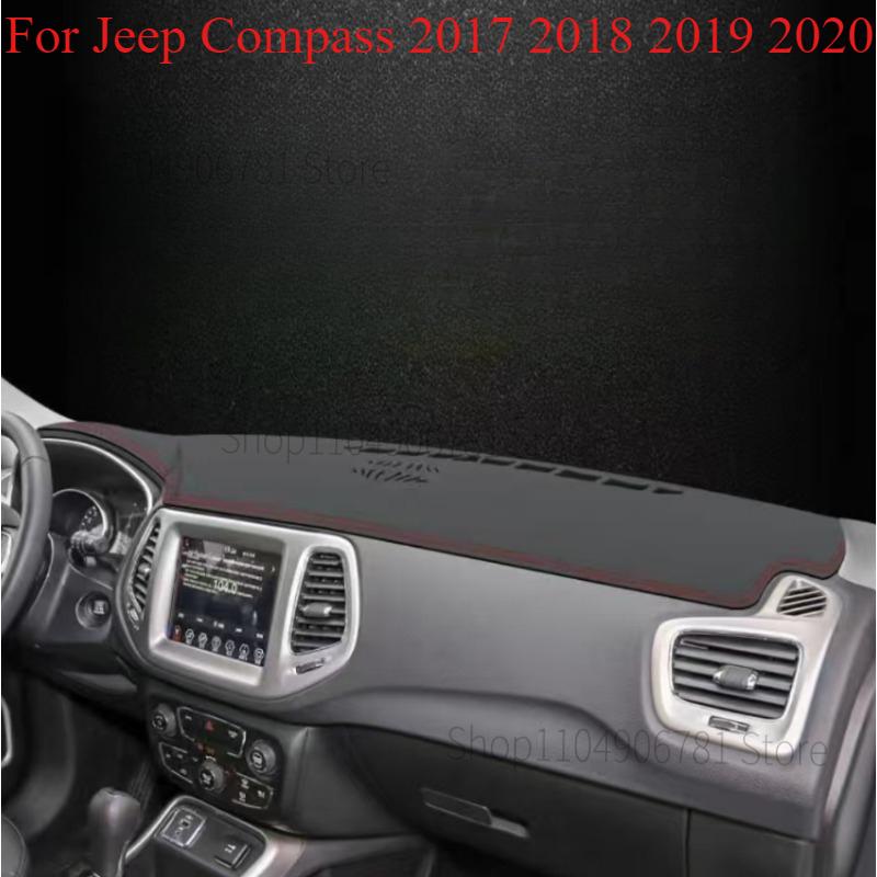 Для Jeep Compass 2017 2018 Автомобильная Панель Приборов Защита от Солнца Коврик Платформа Приборов Стол Покрытие Коврики Ковры Аксессуары