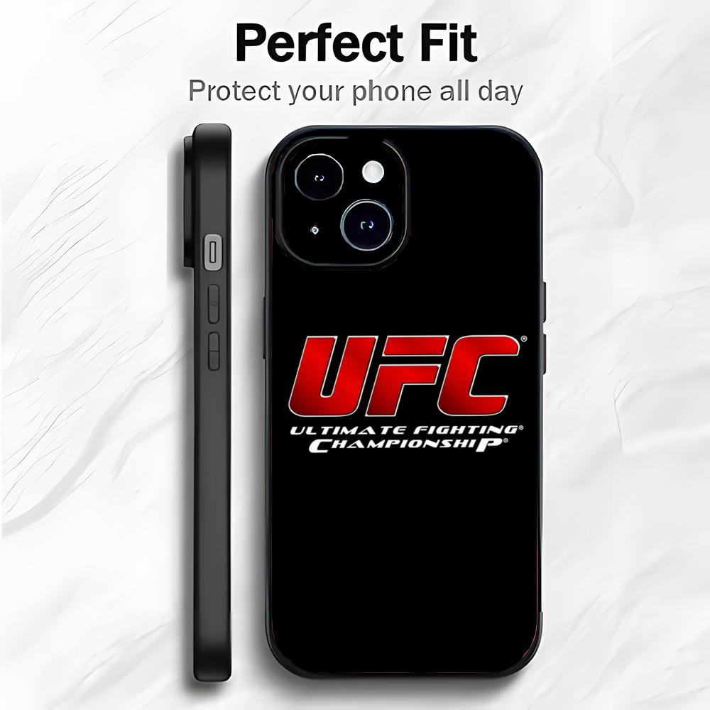 Жестокая Организация Боевых Искусств U-UFC Чехол для Телефона Чехол для Телефона Тренд Мягкая Упаковка Легкий Для iPhone17 16 15 14 ProMax