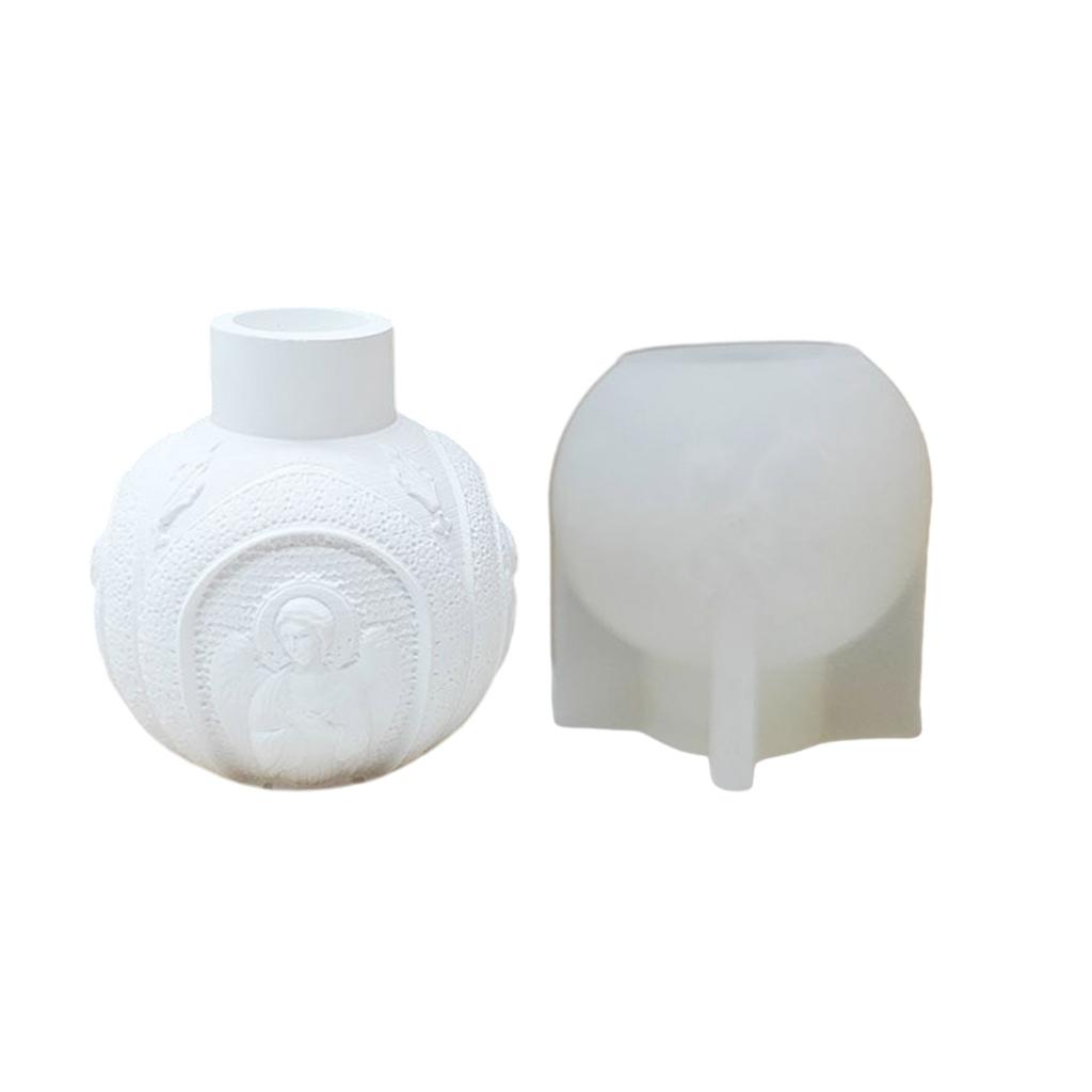 Модная прочная силиконовая форма, портативный аксессуар для сферических подсвечников, простая в использовании, несколько размеров, для ежедневного использования